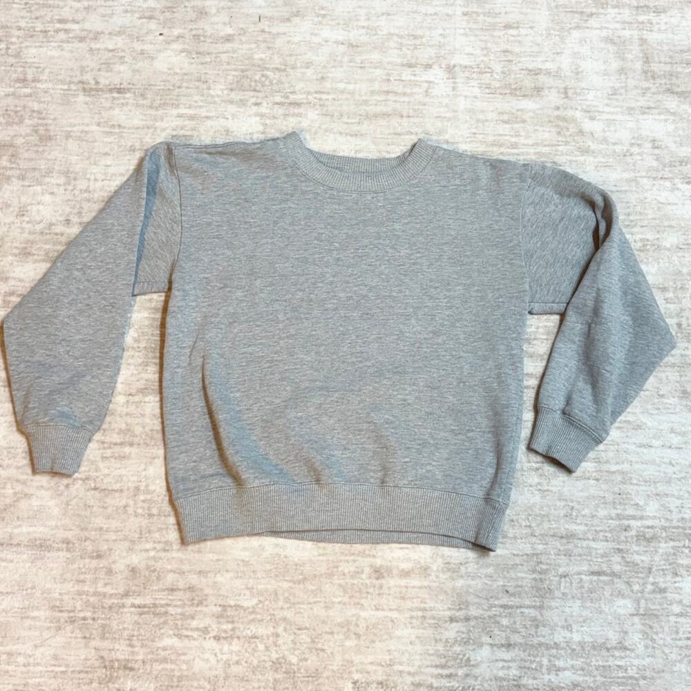Urban Outfitters Womens Small Gray Crewneck Sweatshirt Pullover Preppy Basic